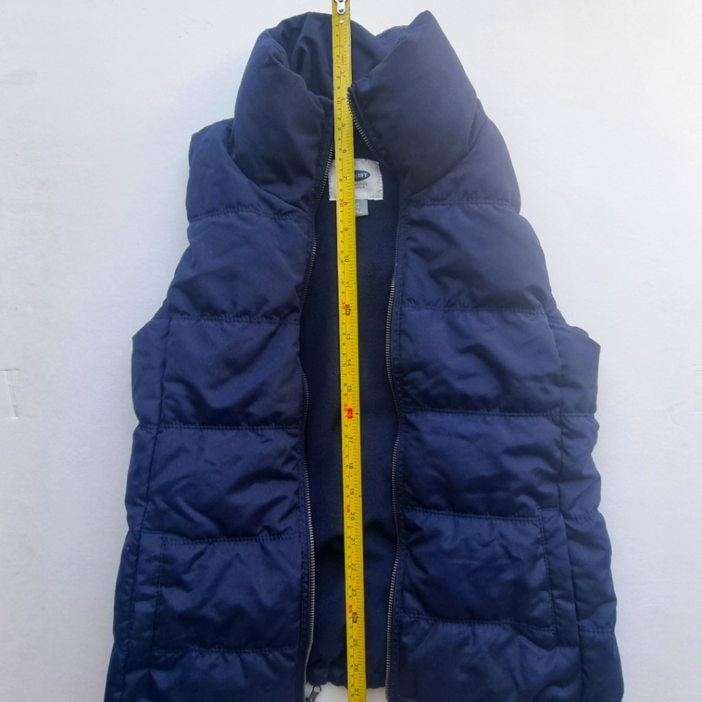 Womens navy blue jacket vest by Old Navy